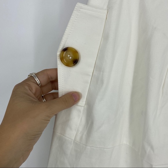 C/MEO Collective white button pencil skirt NWT - Picture 8 of 10